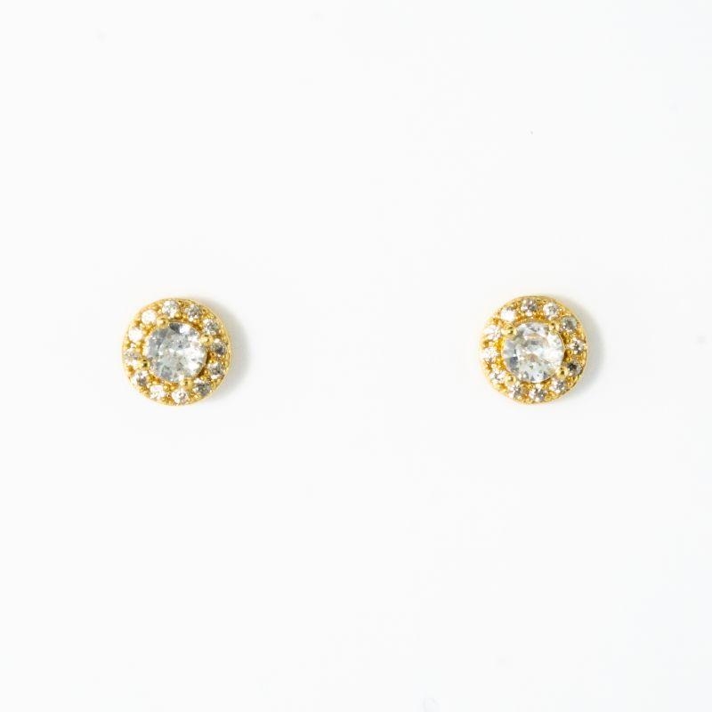 BRINCO PRIMEIRO FURO CRAVEJADO COM ZIRCÓNIAS G