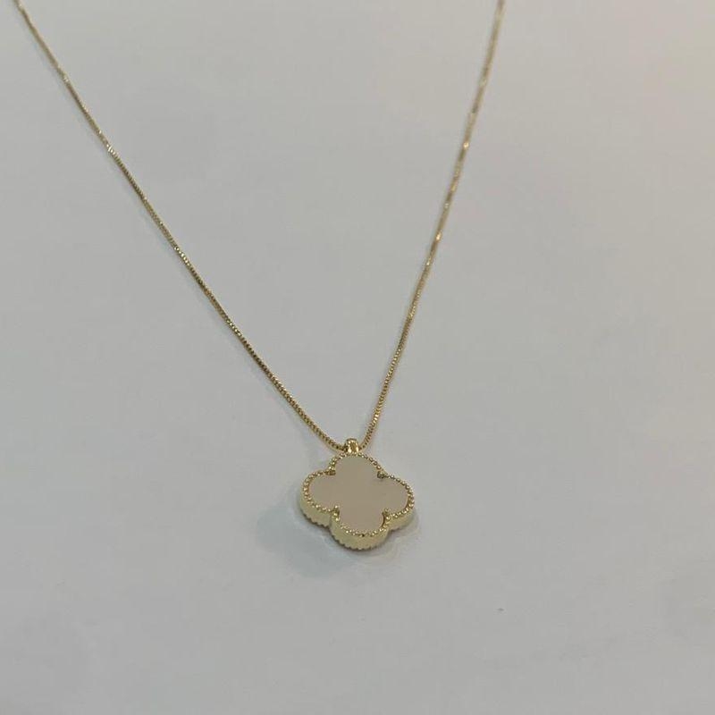 COLAR MADREPÉROLA NA VENEZIANA SEMIJOIA