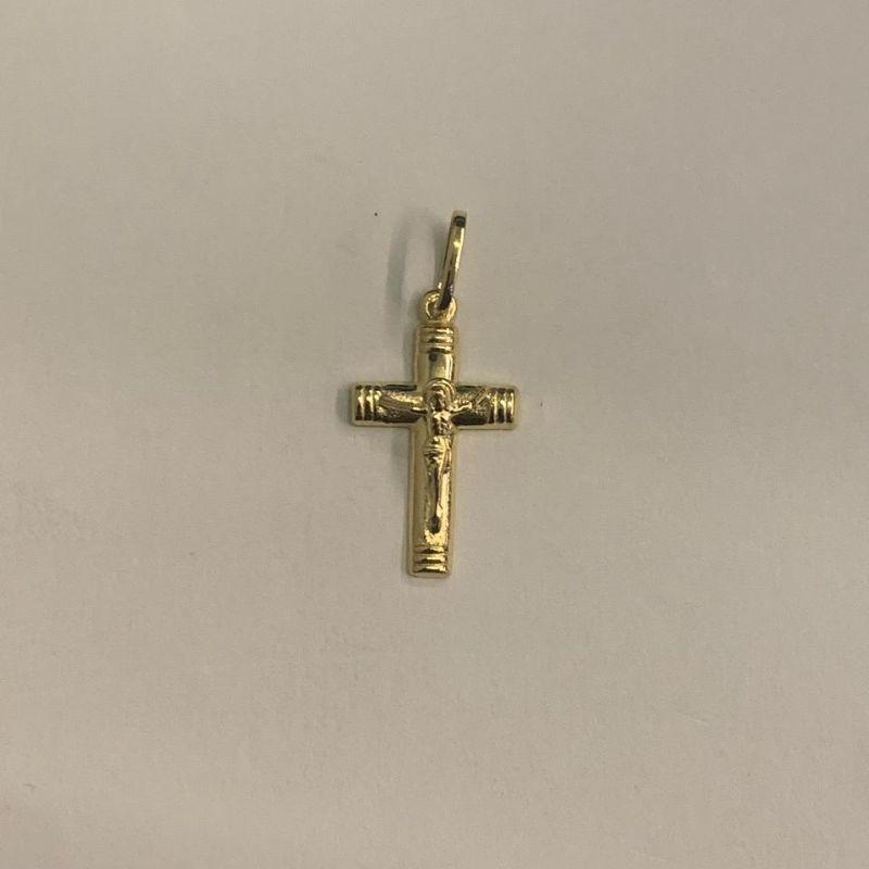 PINGENTE CRUCIFIXO OURO 18K