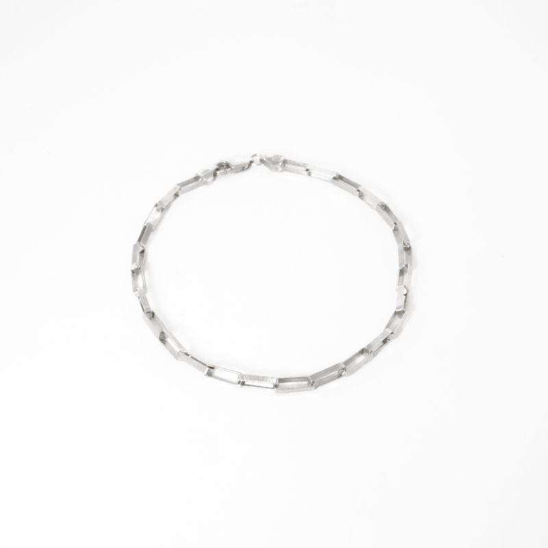 PULSEIRA CARTIER BANHADO NO OURO BRANCO FEMENINA 18CM