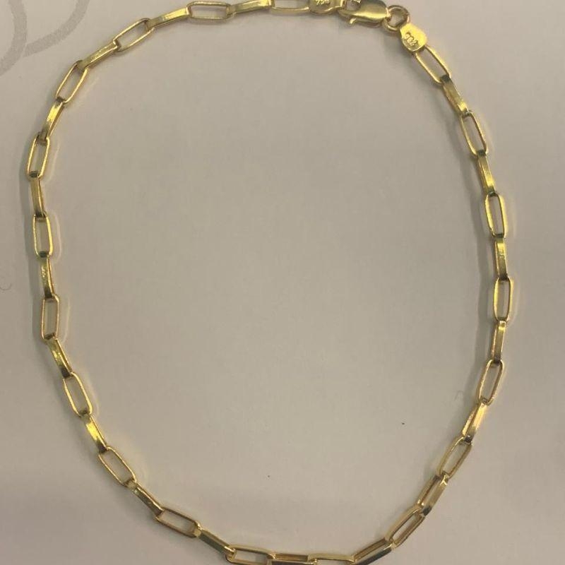 PULSEIRA CARTIER OVALADA 21CM OURO 18K