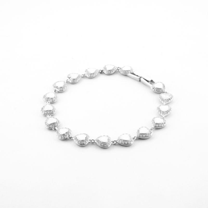 PULSEIRA LOVE DIAMOND PRATA 925