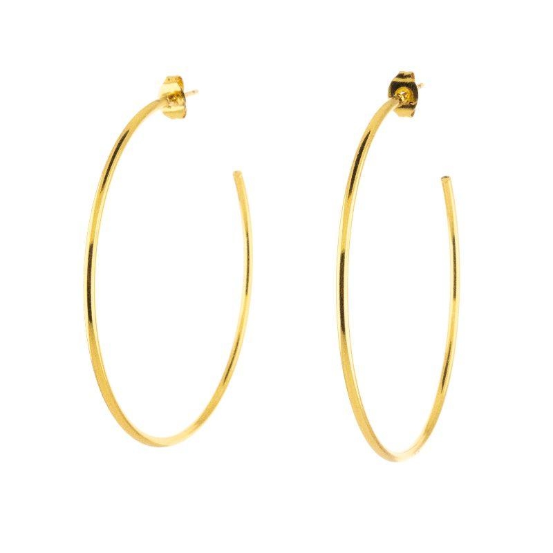 BRINCO ARGOLA G LISA SEMIJOIA