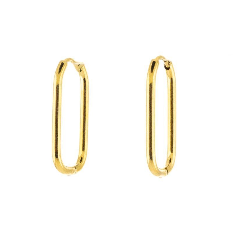 BRINCO ARGOLA  G OVAL LISA SEMIJOIA