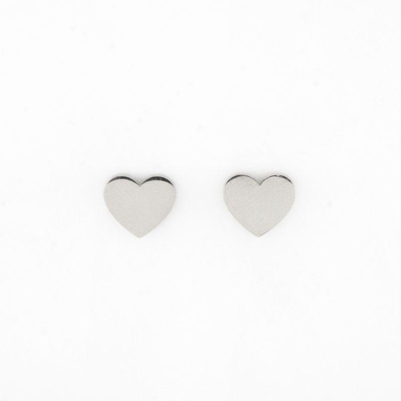 BRINCO CORAÇÃO G LISO SEMIJOIA