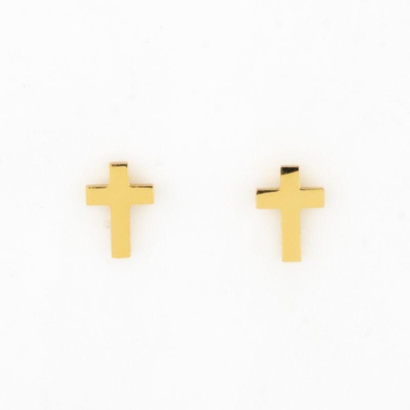 BRINCO CRUZ LISA SEMIJOIA