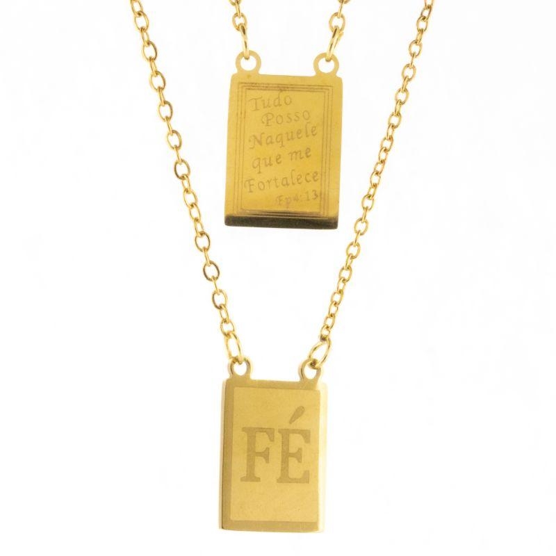 ESCAPULARIO FE / TUDO POSSO NAQUELE Q ME FORTALECE