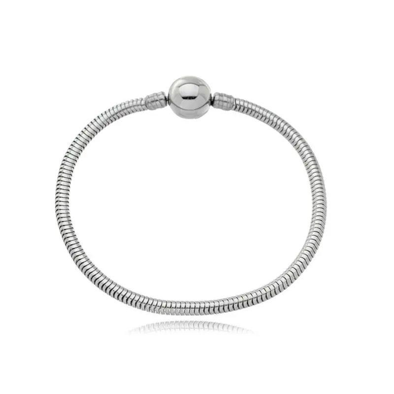 PULSEIRA DE BERLOQUE FECHO BOLA 19 CM SEMI JOIA