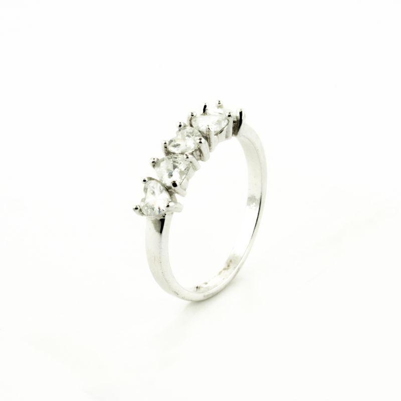 ANEL ZARA CORAÇÃO OURO BRANCO