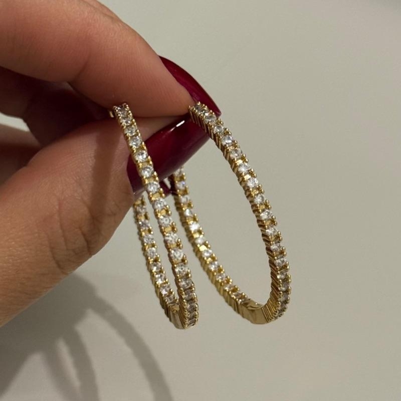 ARGOLA CRAVEJADA LUX G INTERNO E EXTERNO