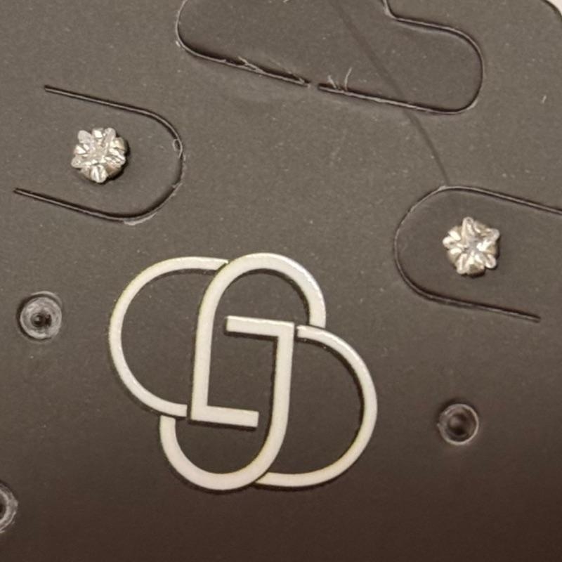 BRINCO PONTO DE LUZ 2.5MM ESTRELA PRATA 925