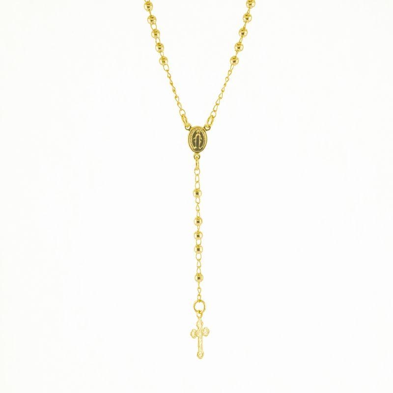 COLAR TERÇO SEMIJOIA