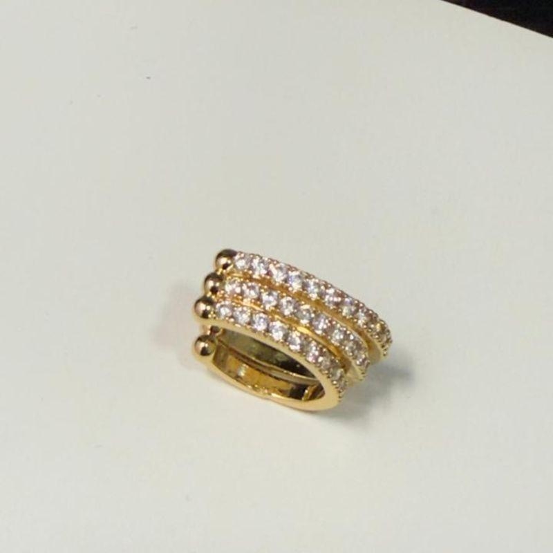 PIERCING FAKE 3 FILEIRAS CRAVEJADAS