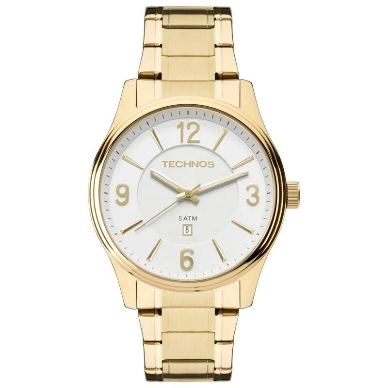 Relógio Technos Masculino Steel Dourado