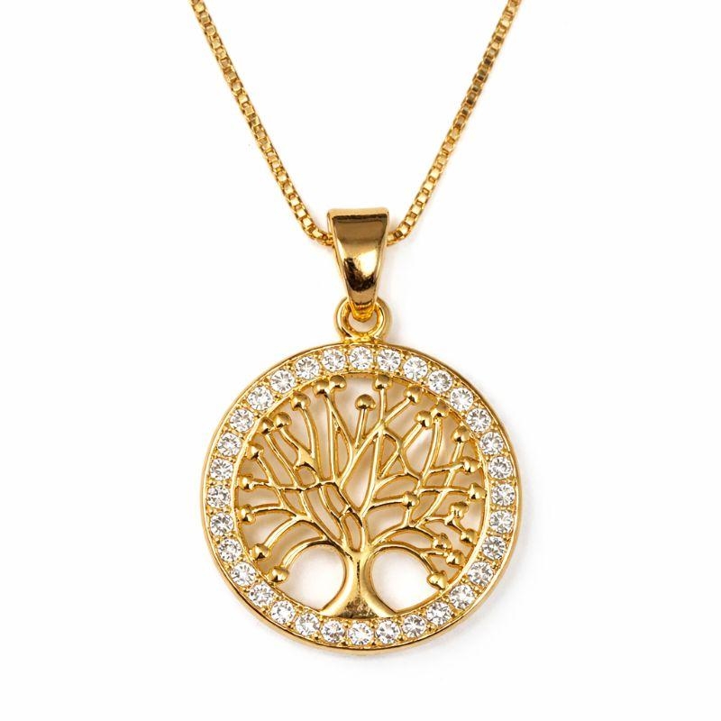 COLAR ÁRVORE DA VIDA SEMIJOIA