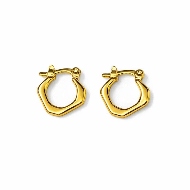 ARGOLA LISA V SEMI OURO