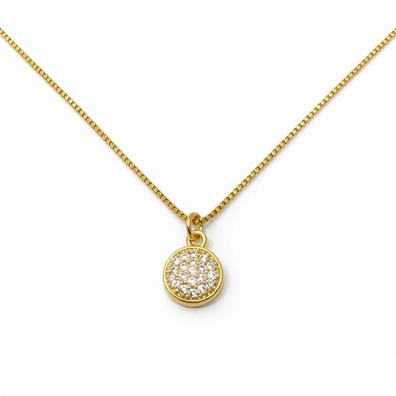 COLAR CHUVEIRINHO P 45CM SEMIJOIA