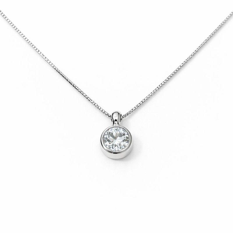 COLAR PONTO DE LUZ P SEMI PRATA