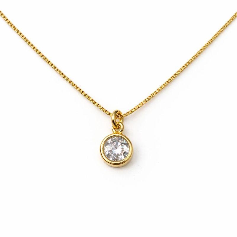 COLAR PONTO DE LUZ PP SEMI OURO