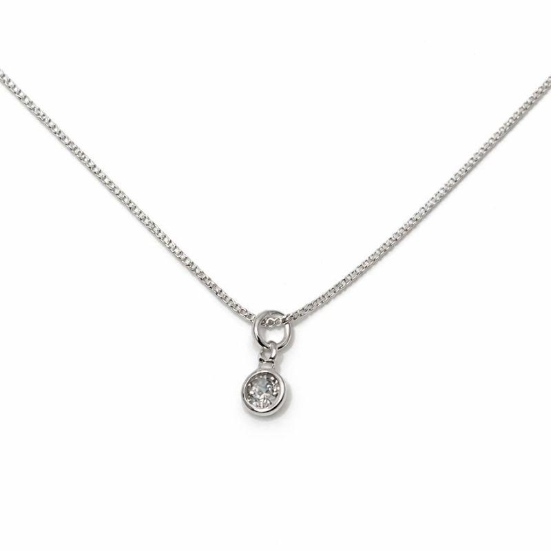 COLAR PONTO DE LUZ PP SEMI PRATA