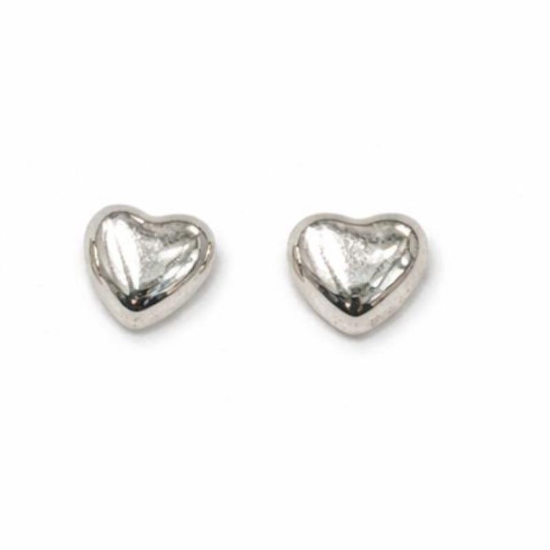 BRINCO P CORAÇÃO LISO POLIDO SEMI PRATA