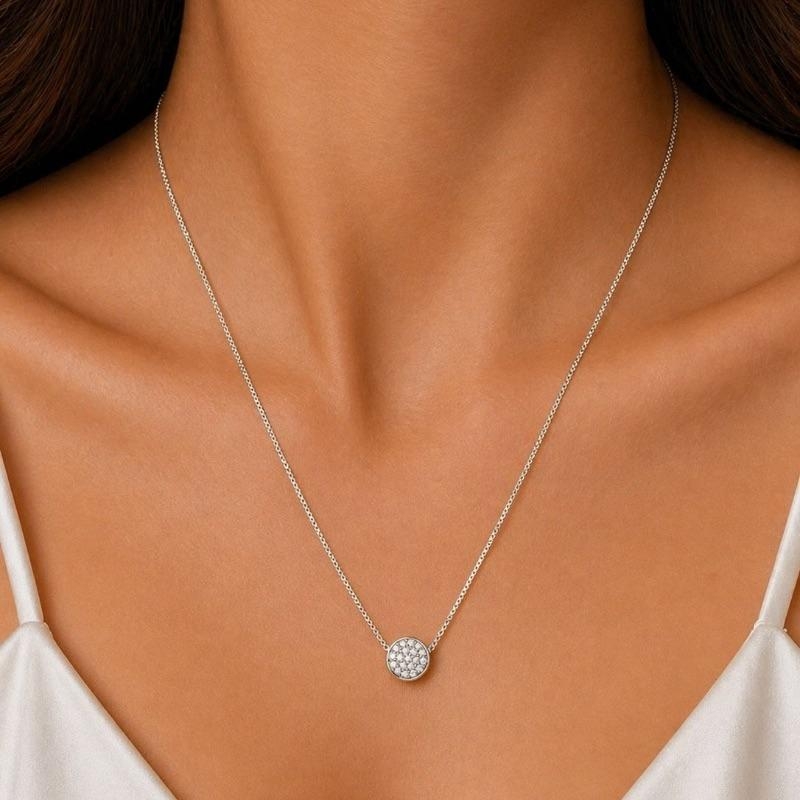 COLAR CHUVEIRO ALTO SEMI PRATA