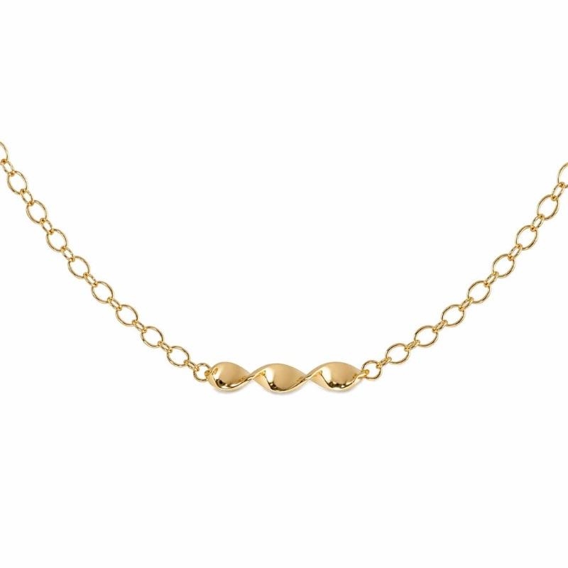 PULSEIRA ONDAS / ELOS OVAIS SEMI OURO