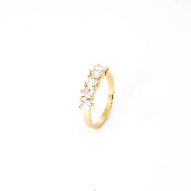 ANEL ZARA CORAÇÃO OURO AMARELO