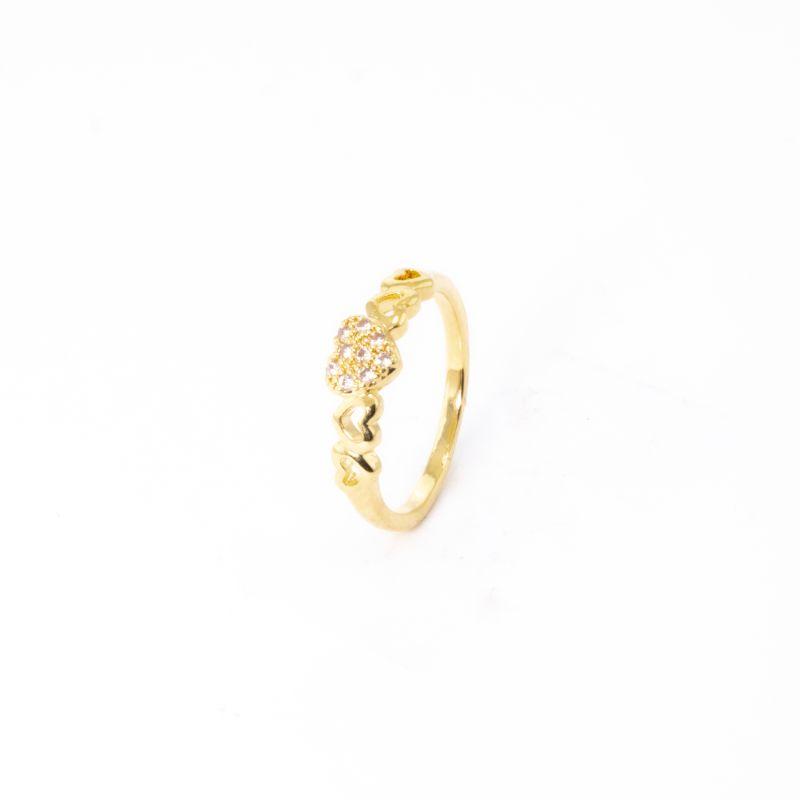 FALANGE ELOS CORAÇÃO OURO AMARELO