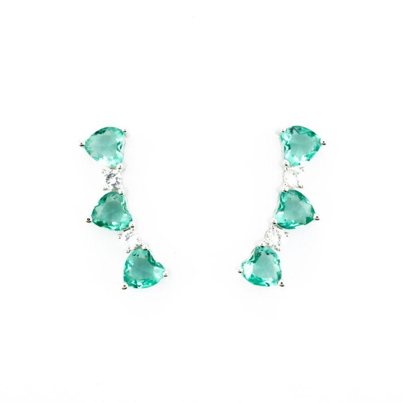 BRINCO TRES CORACOES VERDE