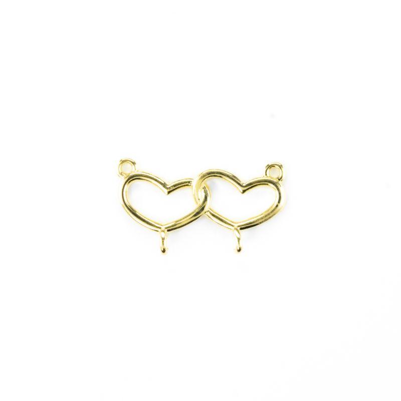 CANGA DE CORAÇÃO DUPLO LISO