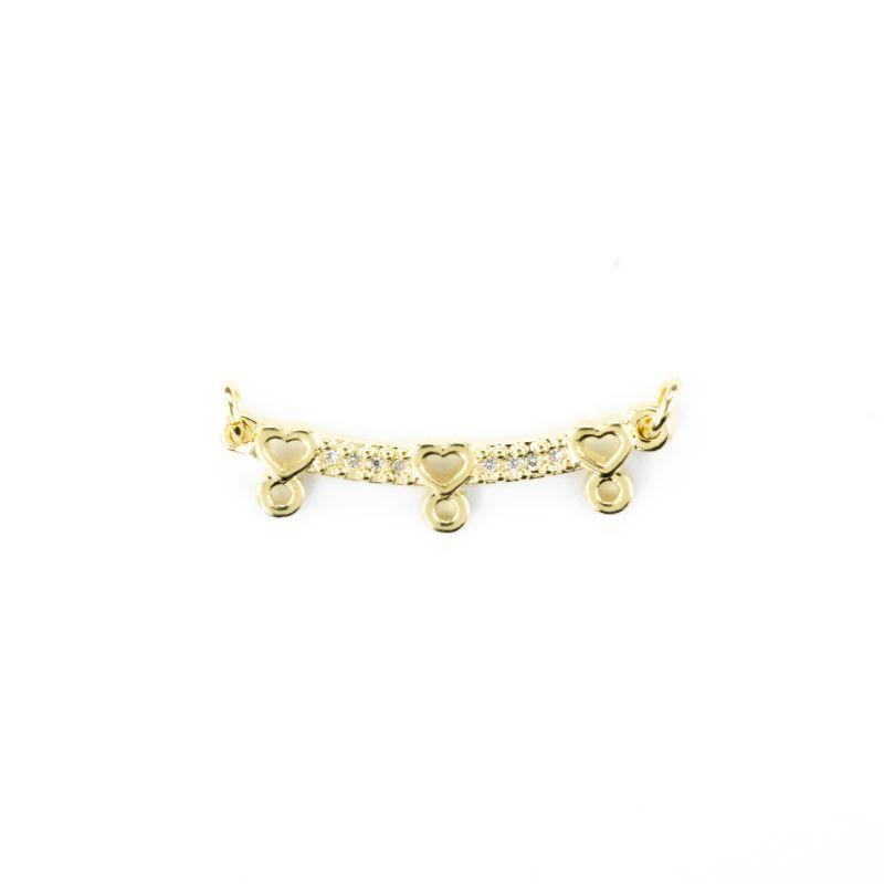 CANGA TRIO P COM 3 CORÇÕES E 6 ZIRCÔNIAS