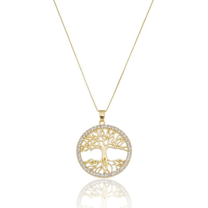 COLAR MANDALA ÁRVORE DA VIDA