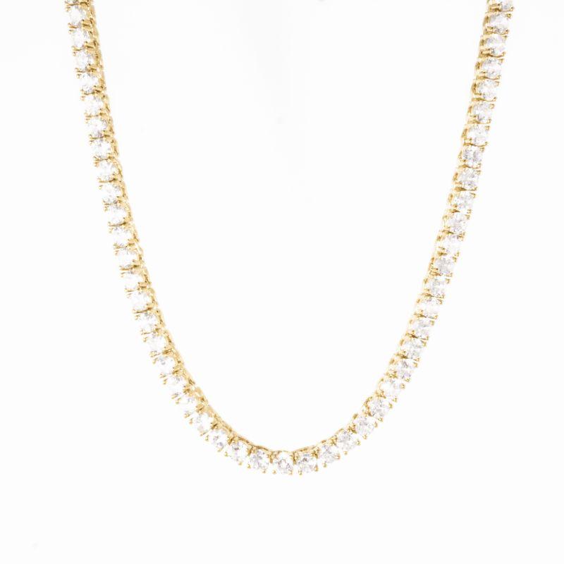 COLAR RIVIERA 4MM OURO AMARELO