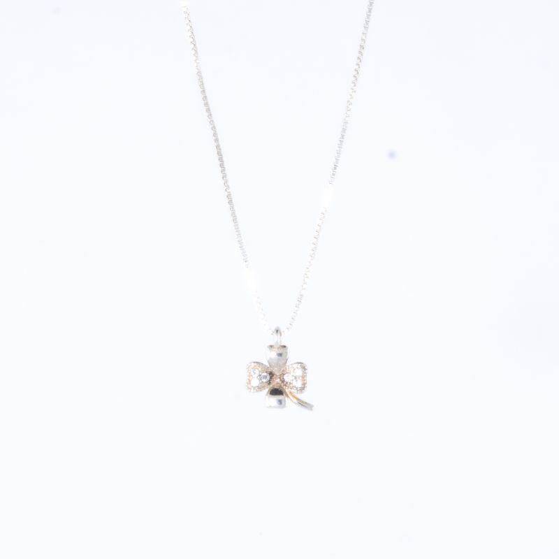 COLAR TREVO PRATA 925