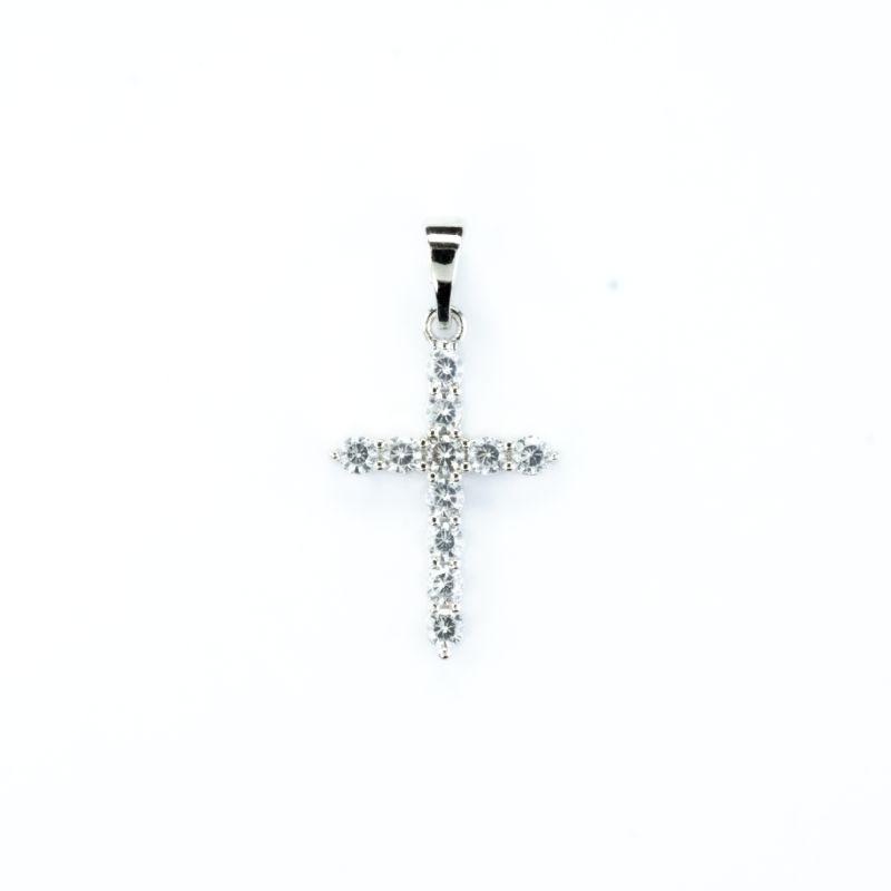 PINGENTE CRUZ CRAVEJADA