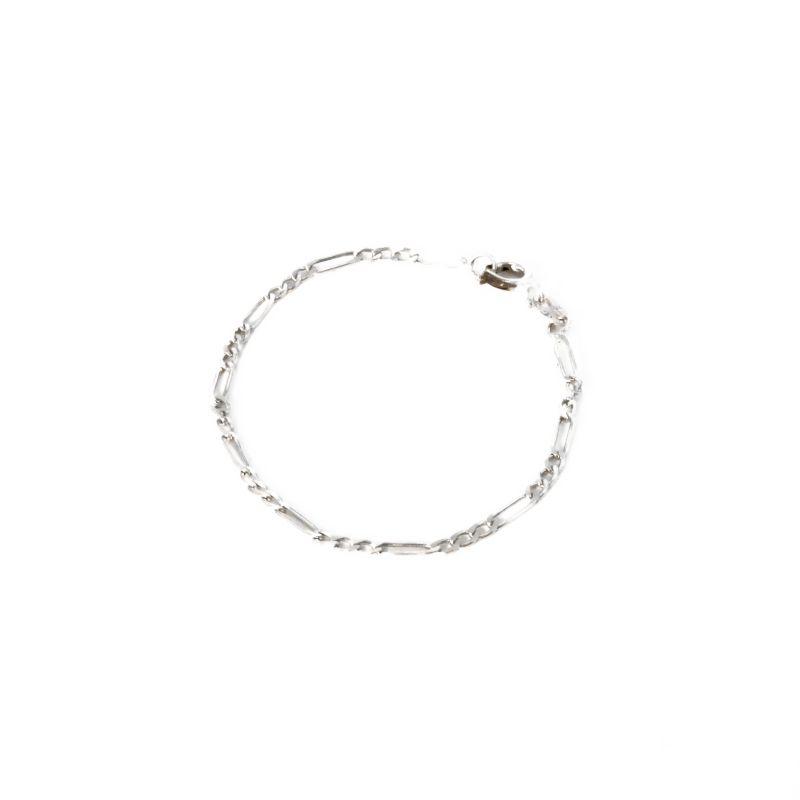 PULSEIRA INFANTIL 1/1 PRATA 925 14CM