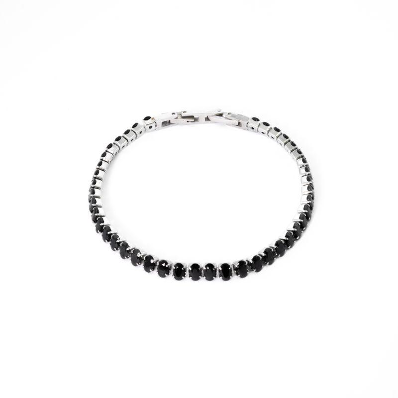 PULSEIRA RIVIERA BLACK  20,5 CM