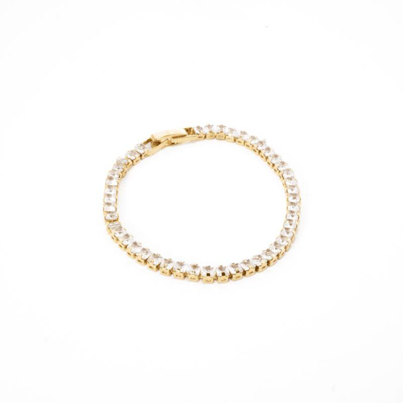 PULSEIRA RIVIERA QUATRO PONTAS NO OURO AMARELO