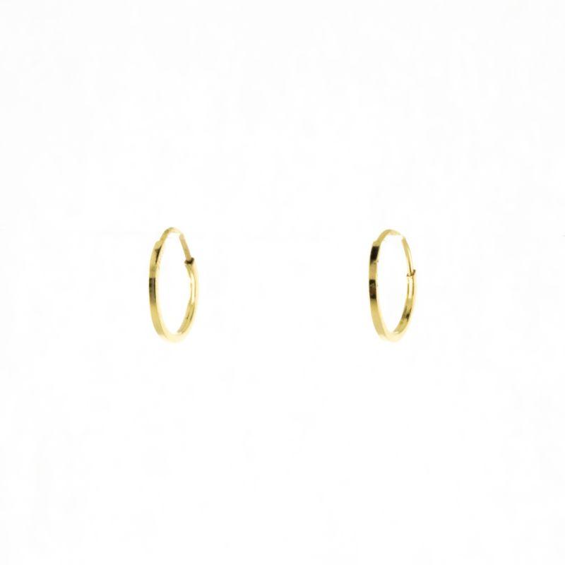 ARGOLA CLASSIC LISA G OURO 18K