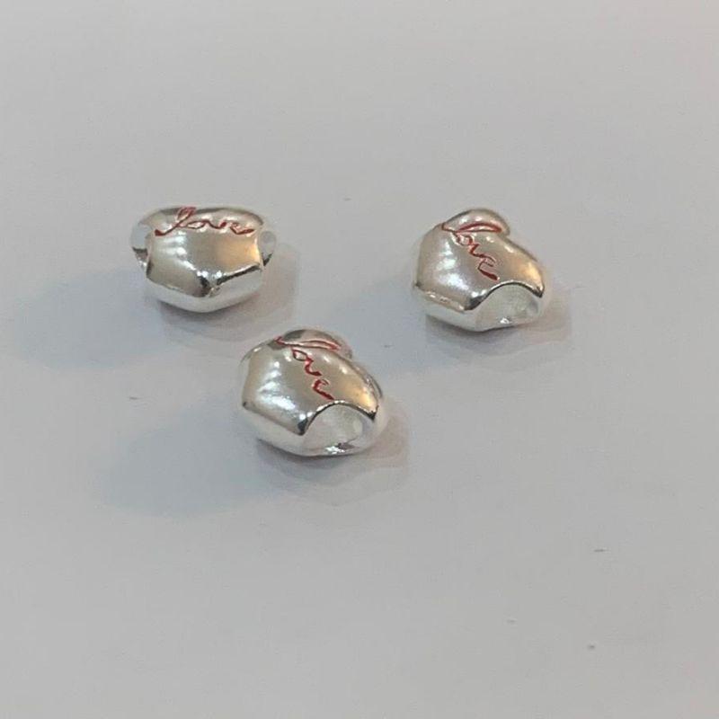 BERLOQUE SEPARADOR CORAÇÃO LOVE PRATA 925