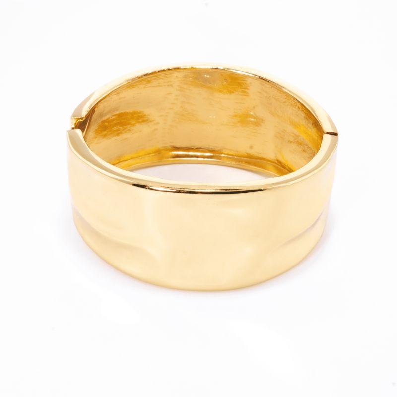 BRACELETE BOLD ORGANICO OURO AMARELO