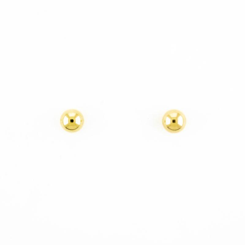 BRINCO BOLA 6MM OURO 18K