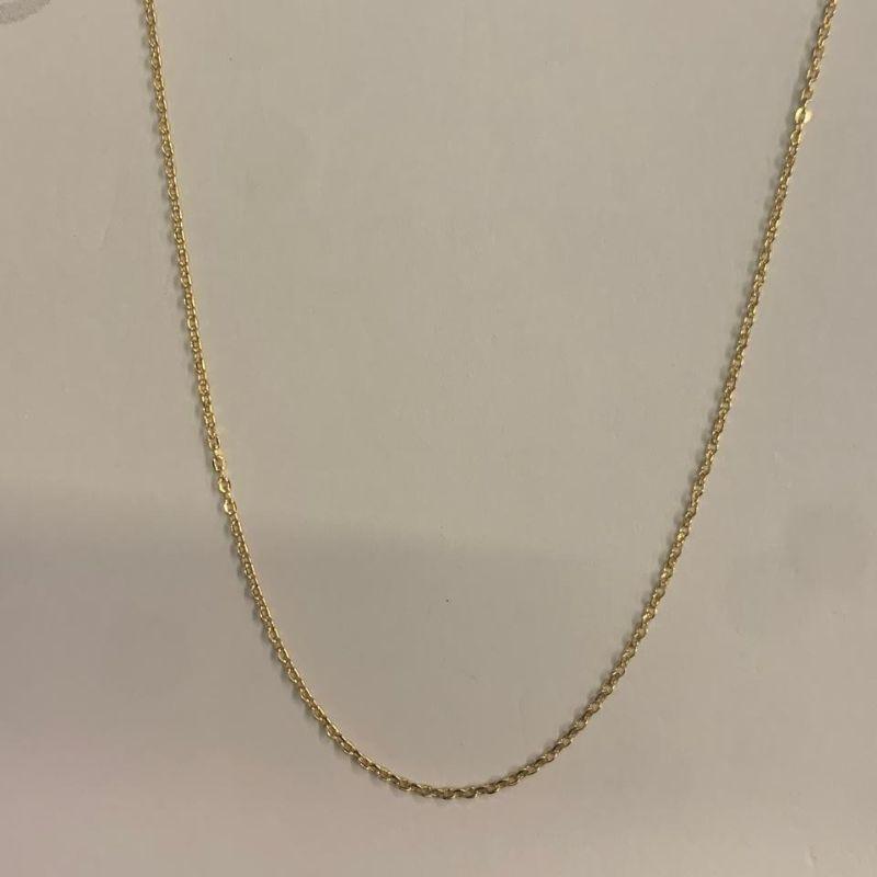 COLAR BAILARINA 45CM OURO 18K