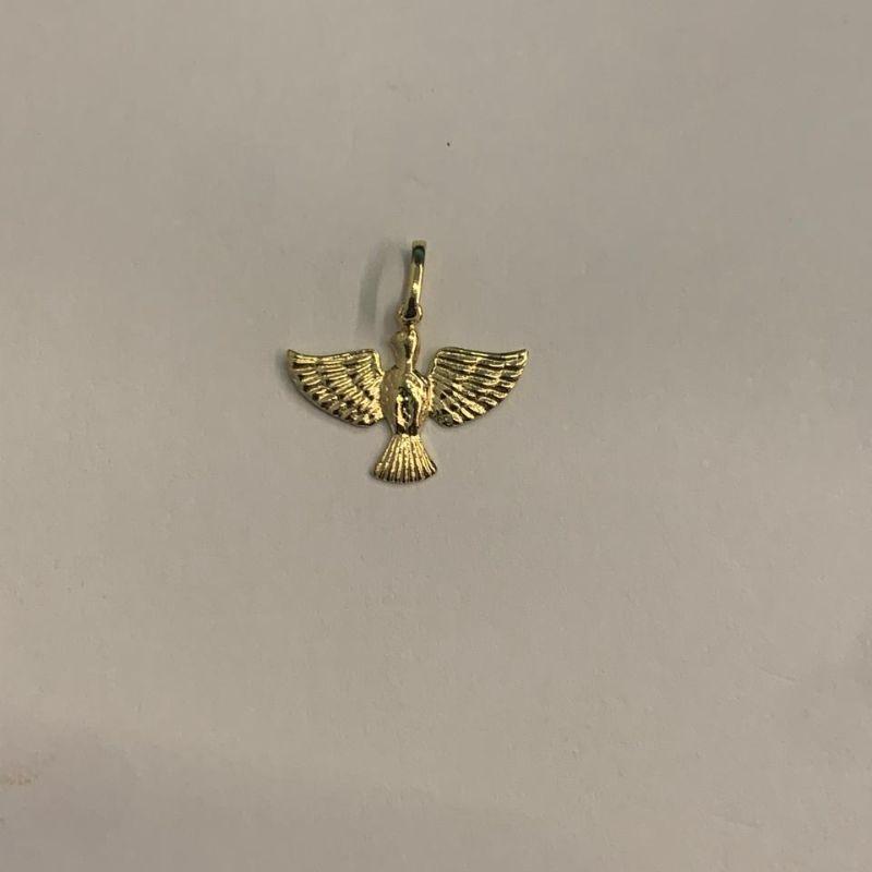 PINGENTE DIVINO ESPIRITO SANTO OURO 18K