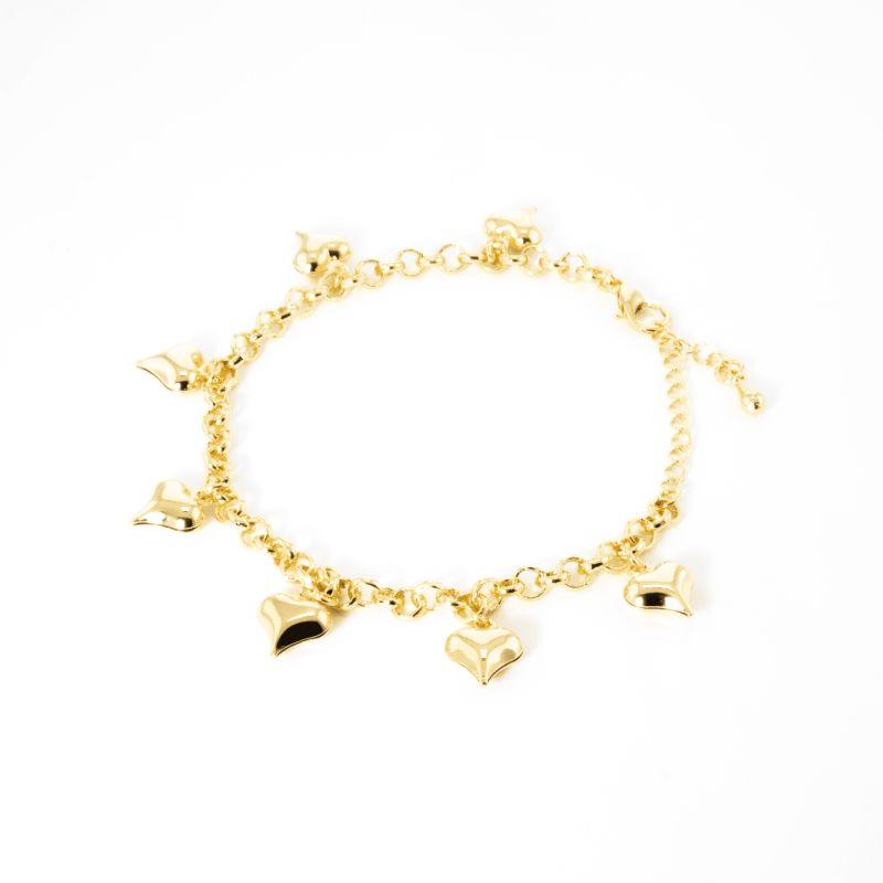 PULSEIRA 7 CORAÇÕES LISOS NA PORTUGUESA