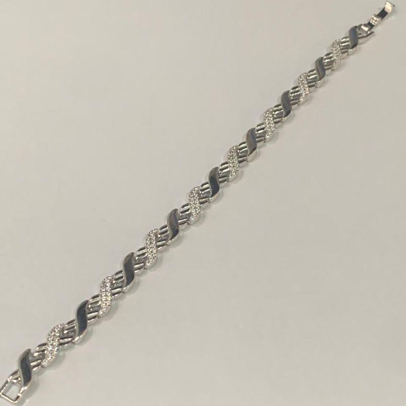 PULSEIRA ELOS CRAVEJADOS INTERCALADOS