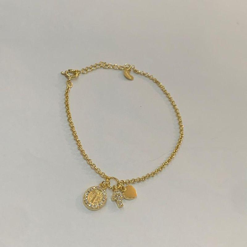 PULSEIRA NOSSA SENHORA DAS GRACAS E CRUZ CRAVEJADA