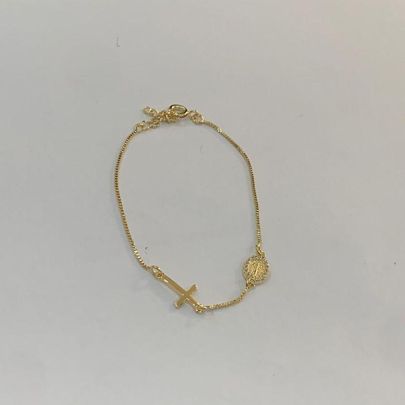 PULSEIRA NOSSA SENHORA DAS GRACAS E CRUZ LISA
