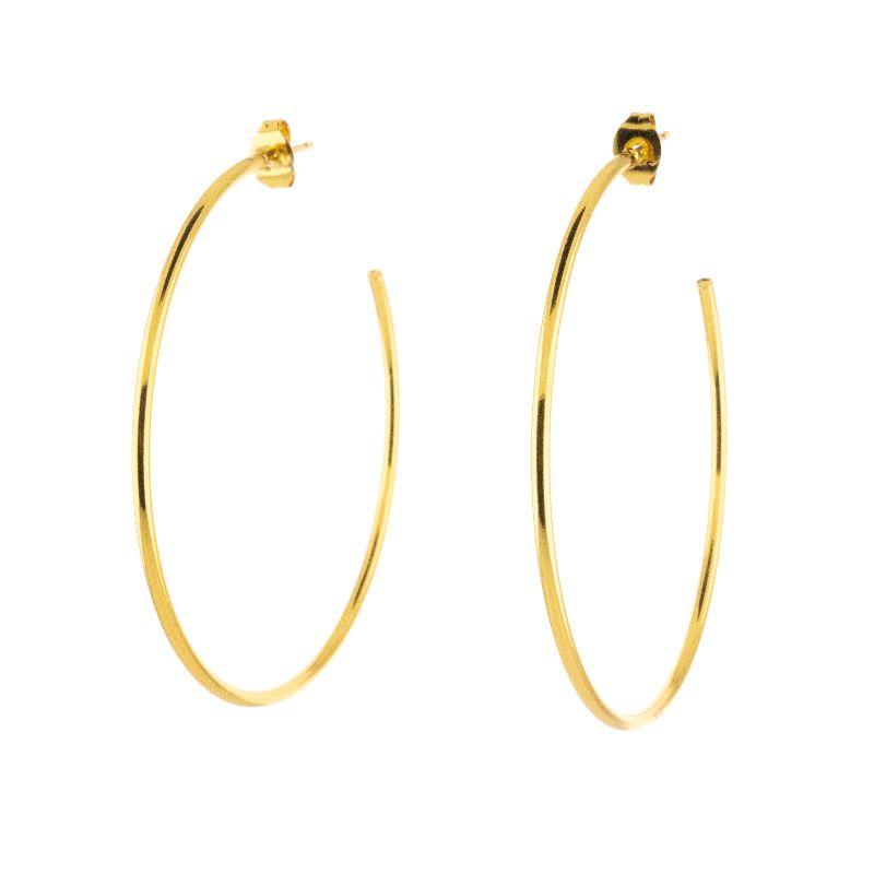 BRINCO ARGOLA G LISA SEMIJOIA